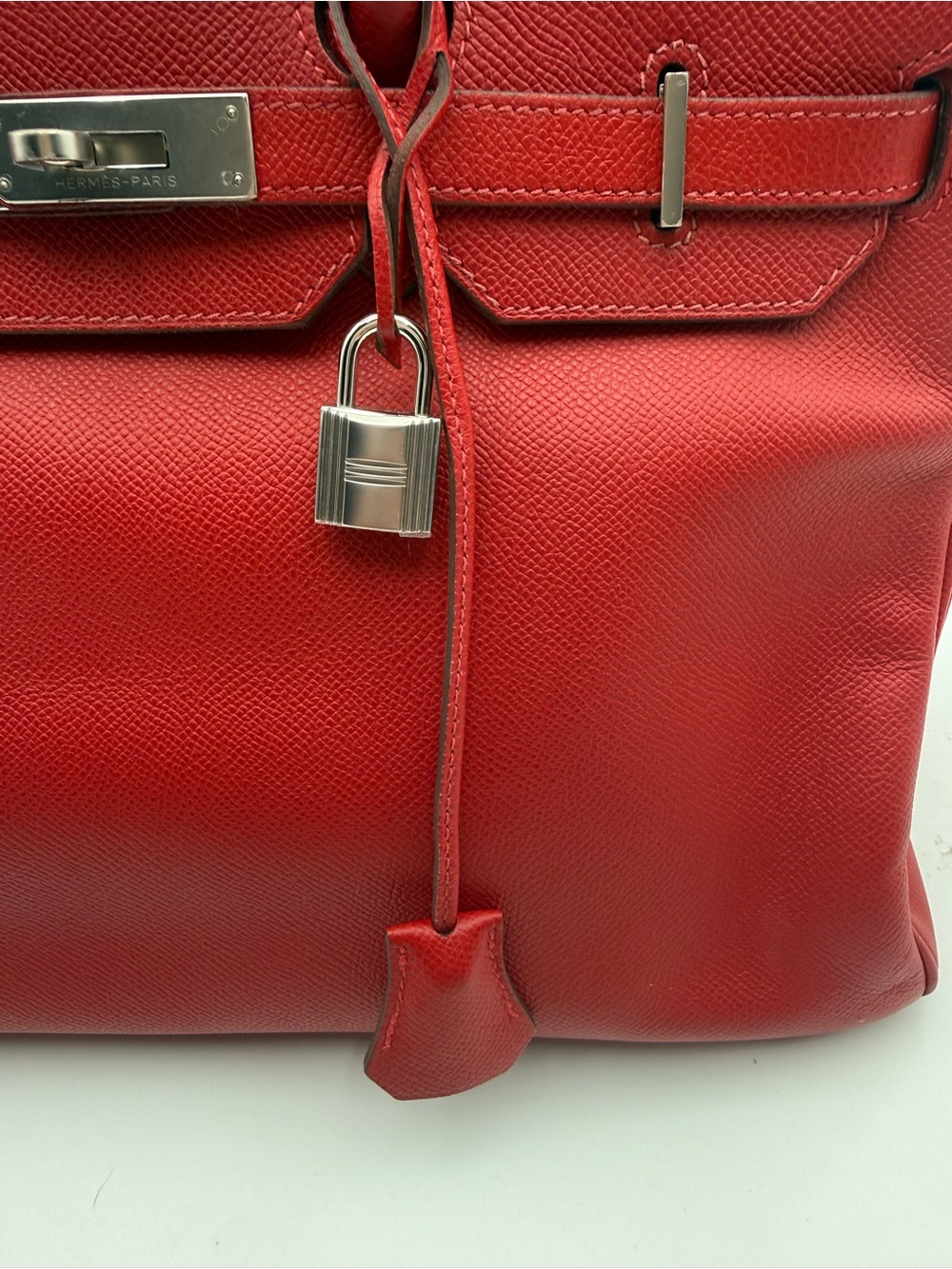 Hermes Birkin 35 2012 (P in Square) with box, dust bag, and rain jacket - Picture 11 of 15